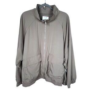 New Old Navy Activewear Jacket 4X Green‎ Active Stretch Tech Quick Dry Pockets